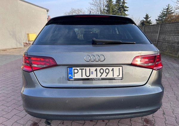 Audi A3 cena 39999 przebieg: 149000, rok produkcji 2013 z Biała małe 106
